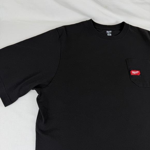 Milwaukie Men's‎ Black XL Short Sleeve Cotton Shirt - Picture 4 of 9